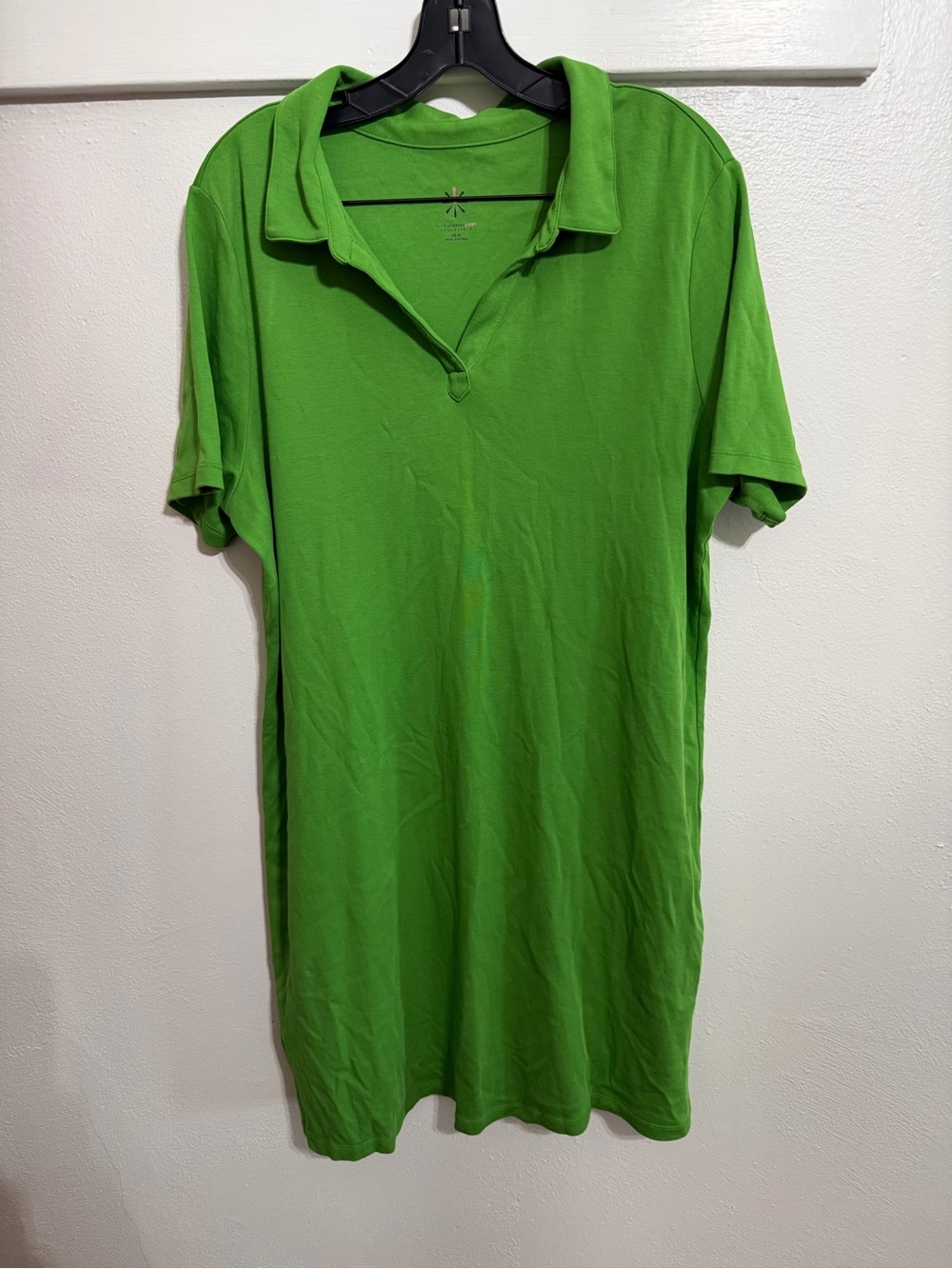 Isaac Mizrahi Bright Green Women's Polo Dress